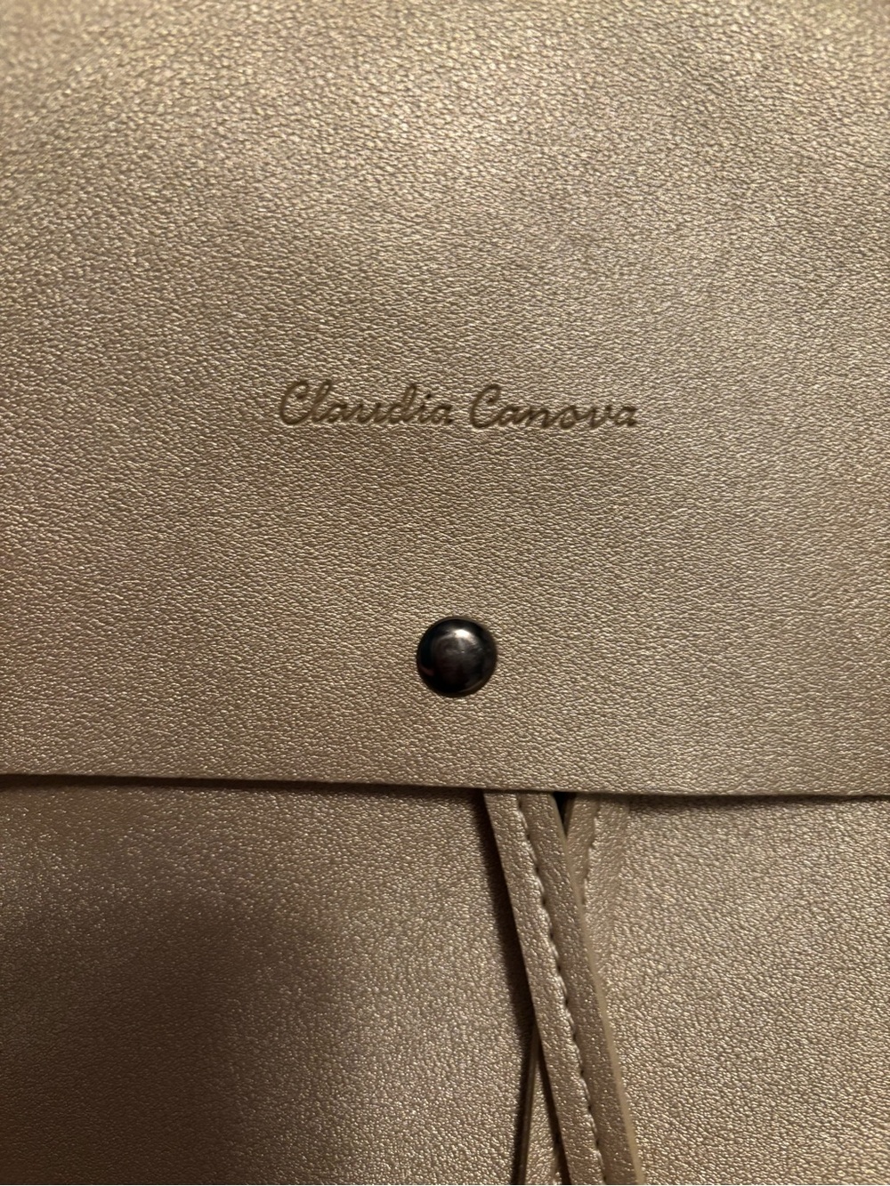 Metallic Gold Mini Backpack - Picture 2 of 6